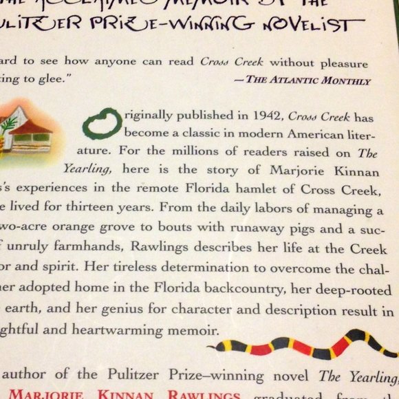 American Literature, Cross Creek, Pulitzer prize winner - Picture 3 of 8